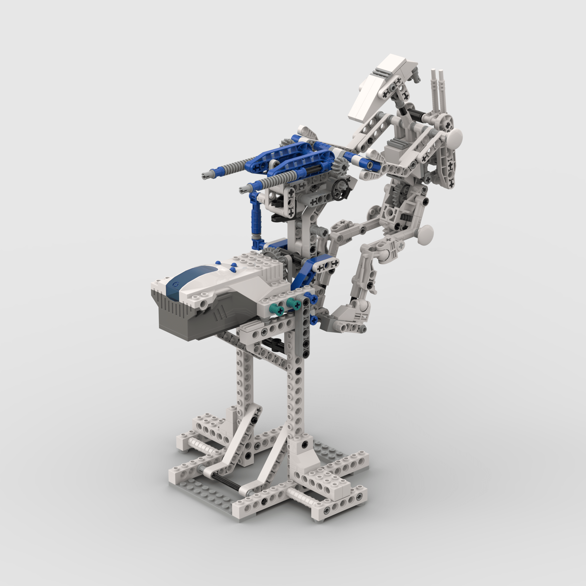 Battle Droid on STAP model